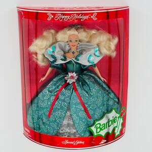 Happy Holidays 1995 Special Edition Vintage Mattel Barbie Doll - NRFB/NIB